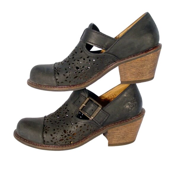 JOHN FLUEVOG Adriana Roxana Western Ankle Boots Heeled Booties 6 - Picture 5 of 10